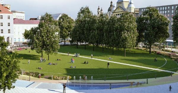 Elkészült a budapesti Városháza Park lenyűgöző látványterve!