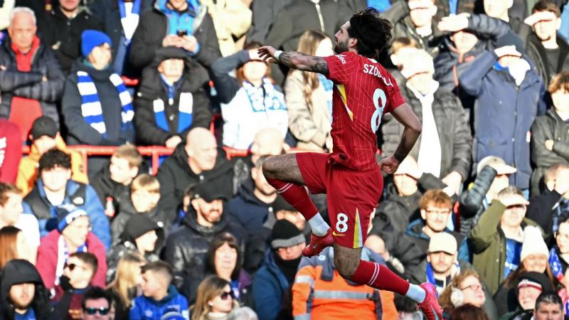 Szoboszlai egy gyönyörű góllal biztosította, hogy a Liverpool számára ne legyen nehézkes a mérkőzés.